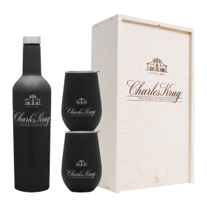 Wine Growler & Tumbler Set with Box