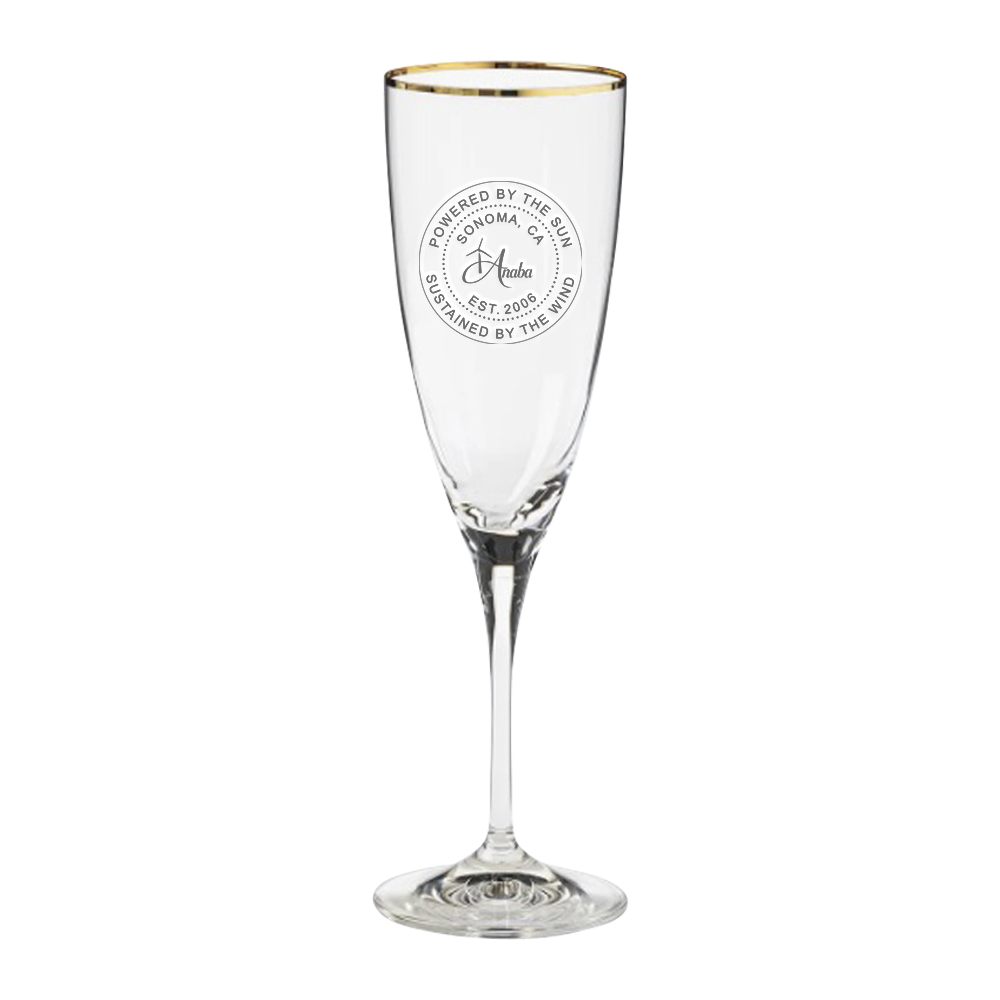 WNG-876-5.75oz-Gold-Rimmed-Champagne-Flute-1 5.75oz. Gold Rimmed Champagne Flute
