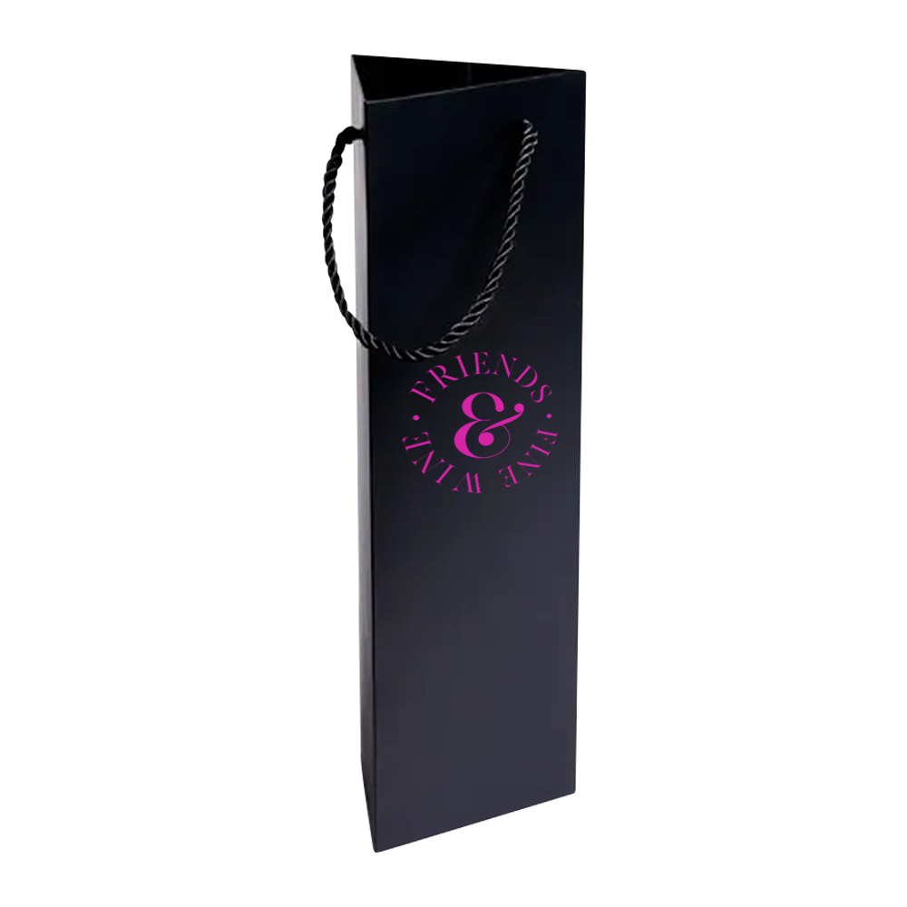 WNG-1849-1-Bottle-Triangle-Luxury-Paper-Tote-2 1-Bottle Triangle Luxury Paper Tote