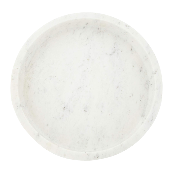 Round Marble Tray