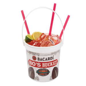 Full Color Wrapped Plastic Drinking Pail