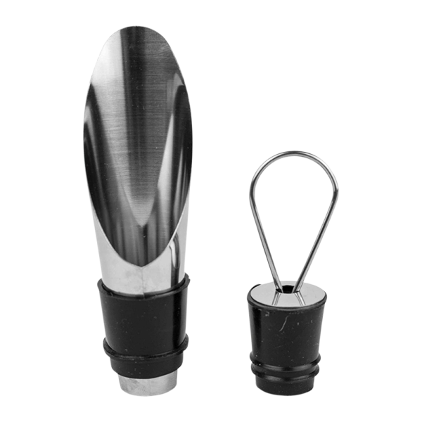 4-Piece Corkscrew Tool Set with Round Faux Leather Case