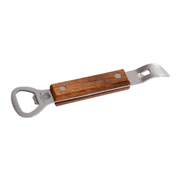 Dual-Ended Wood Bottle and Can Opener