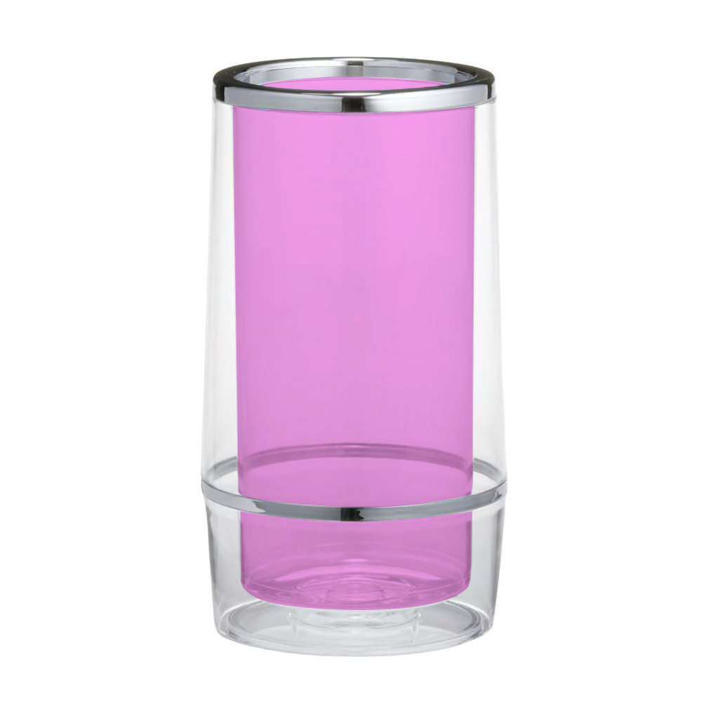 WNG-1921-1-Bottle Iceless Wine Cooler-pink 1-Bottle Iceless Wine Cooler