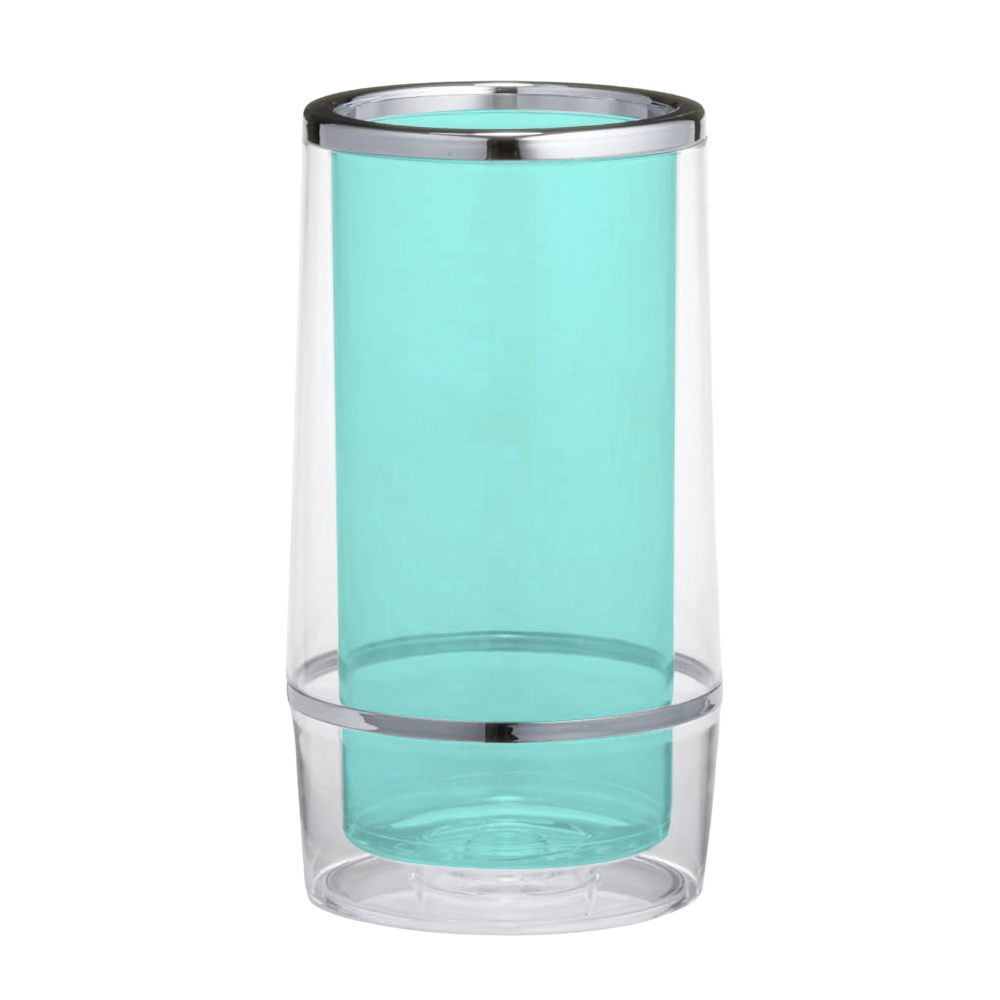 WNG-1921-1-Bottle Iceless Wine Cooler-turqoise 1-Bottle Iceless Wine Cooler