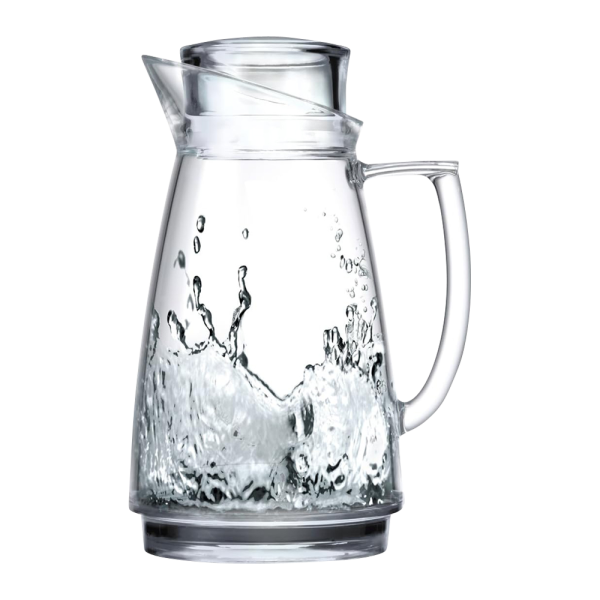 Plug Lid Acrylic Pitcher