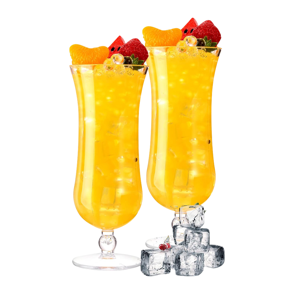 15oz. Acrylic Hurricane Glass