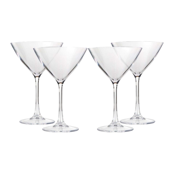 Wholesale Acrylic Martini Glass 8.5oz - Wine-n-Gear