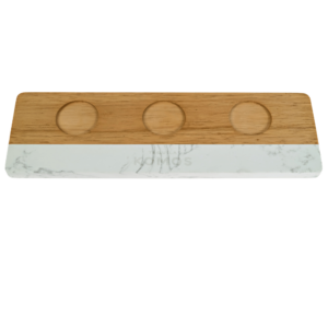 Marble & Bamboo Tasting Tray