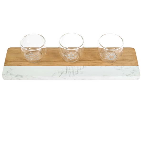 Marble & Bamboo Tasting Tray