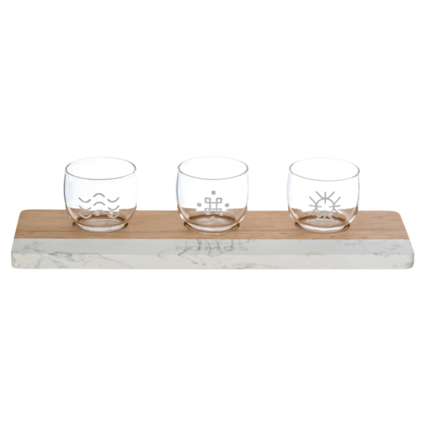 Marble & Bamboo Tasting Tray