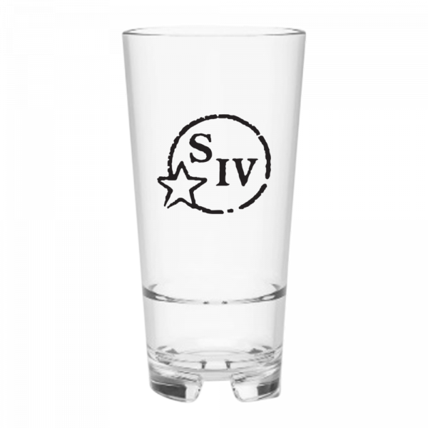 20oz. MS Plastic Stacking Cooler Glass