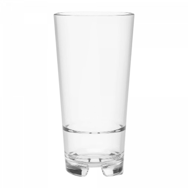 20oz. MS Plastic Stacking Cooler Glass
