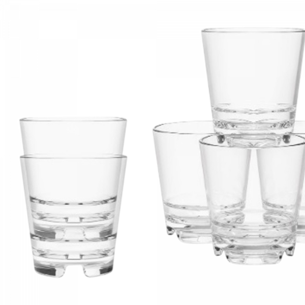 MS Stacking Rocks Glass 8oz