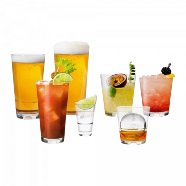 MS Stacking Tall Glass 14oz