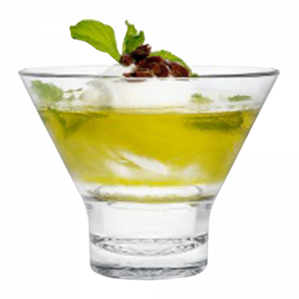 MS Stemless Martini Glass 8oz