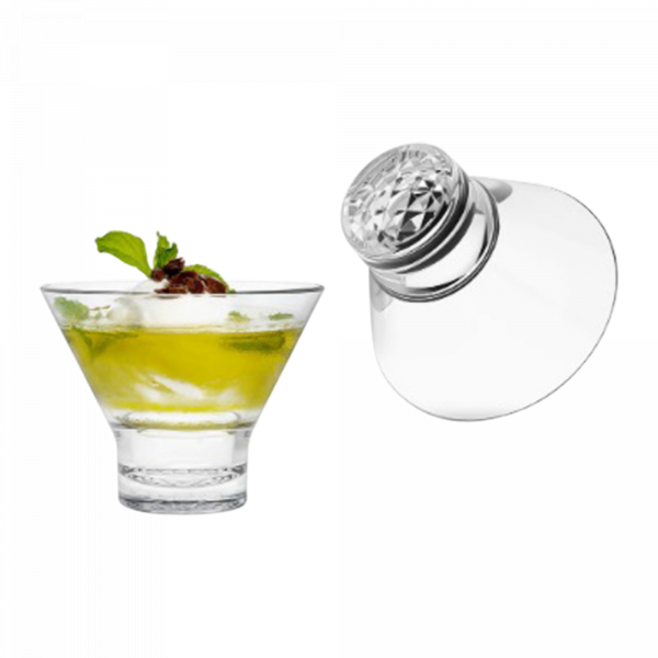 MS Stemless Martini Glass 8oz