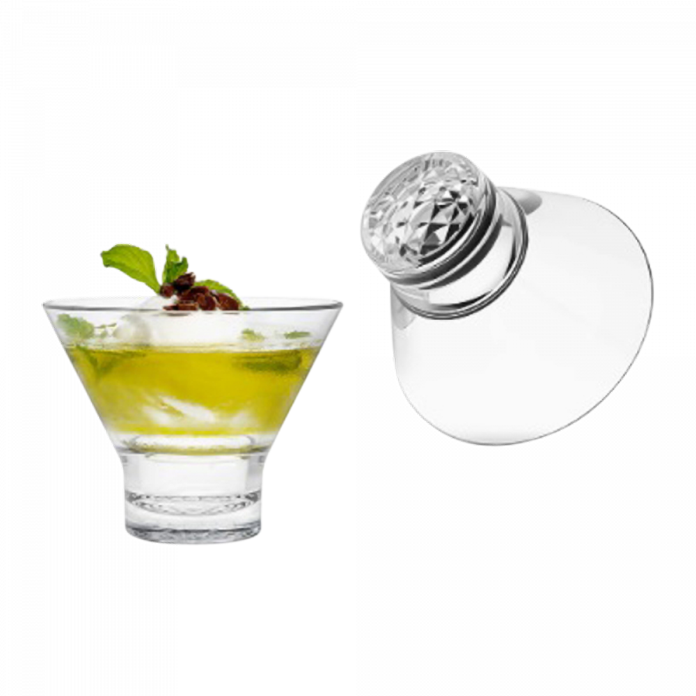 MS Stemless Martini Glass 8oz