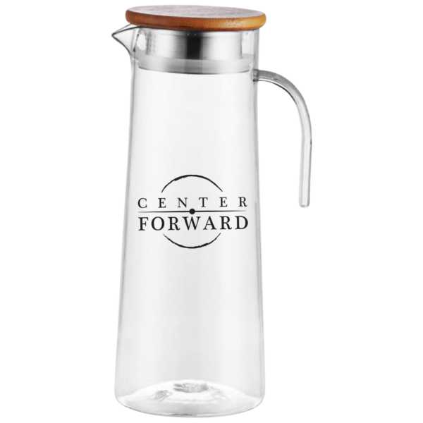 Acrylic Pitcher with Bamboo Lid