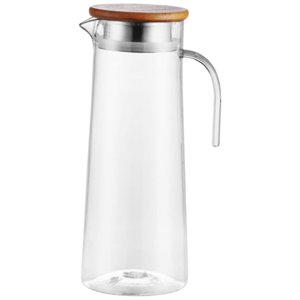 Acrylic Pitcher with Bamboo Lid