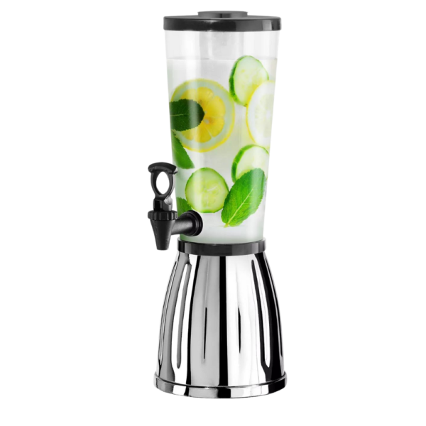 2.8L Beverage Dispenser with Spigot & Ice Tube