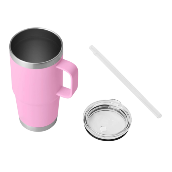 Tumbler with Handle and Straw 25oz