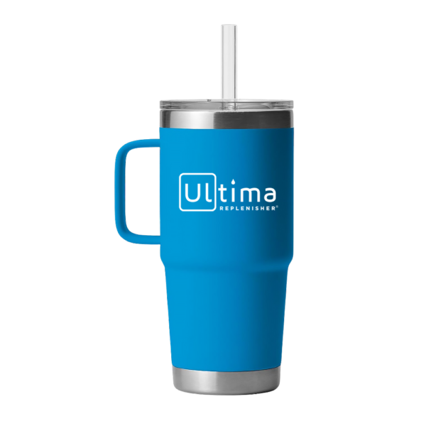 Tumbler with Handle and Straw 25oz
