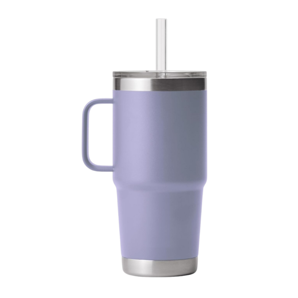 Tumbler with Handle and Straw 25oz