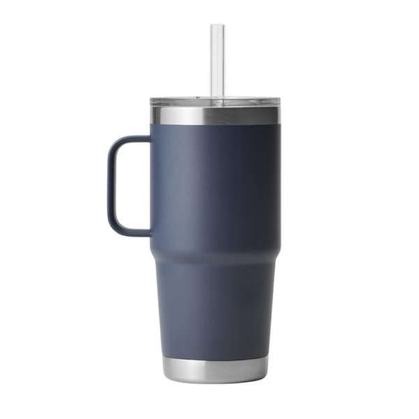 Tumbler with Handle and Straw 25oz