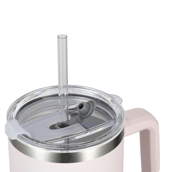 Tumbler with Handle and Straw 40oz
