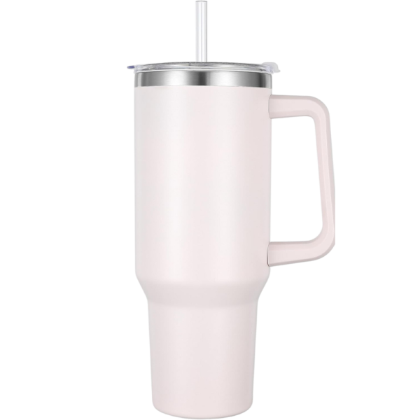 Tumbler with Handle and Straw 40oz