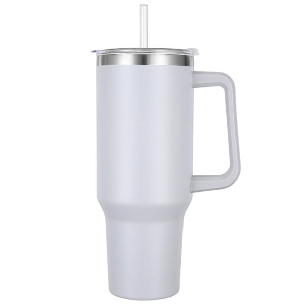 Tumbler with Handle and Straw 40oz