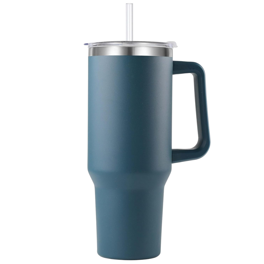 Tumbler with Handle and Straw 40oz