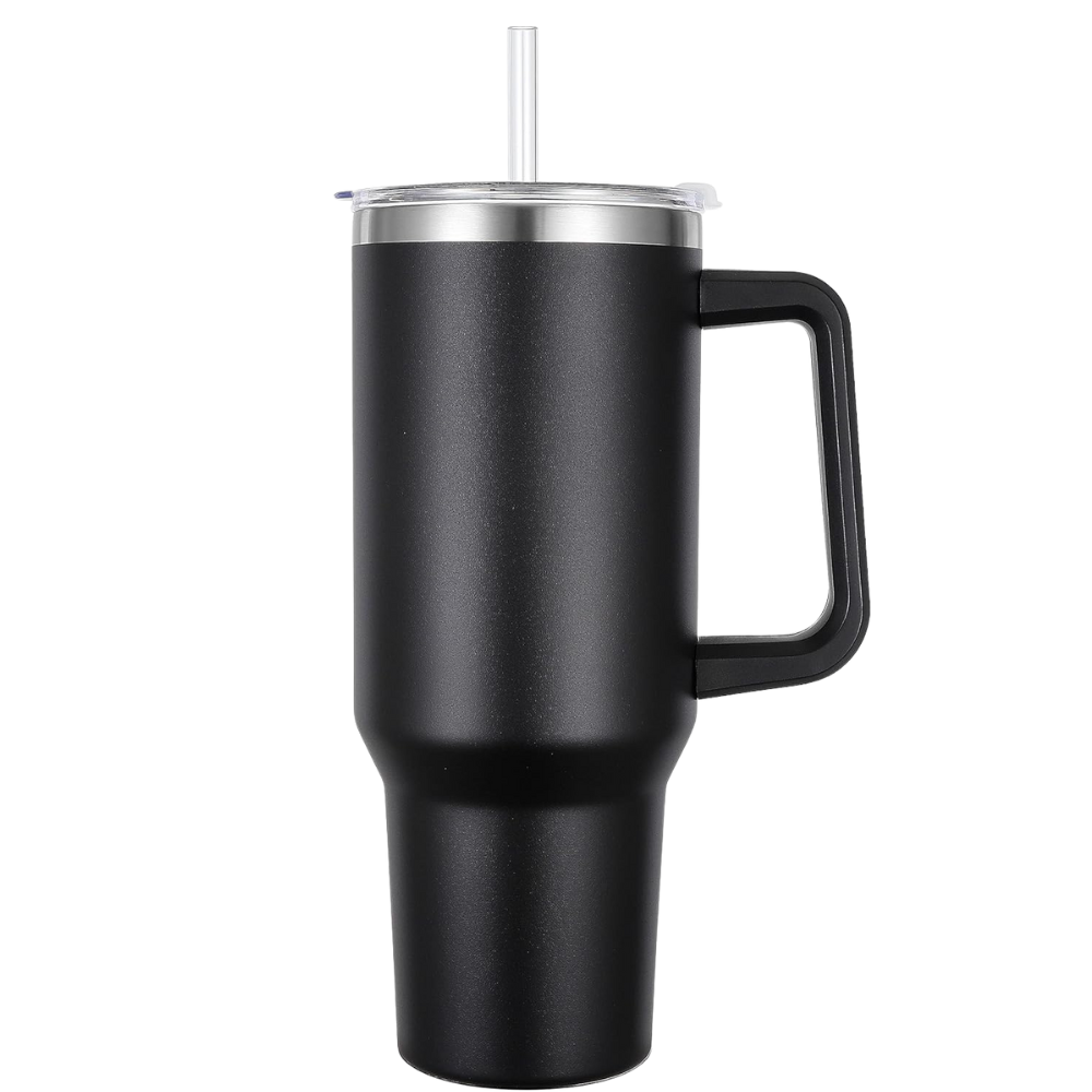 Tumbler with Handle and Straw 40oz