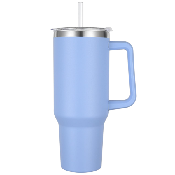 Tumbler with Handle and Straw 40oz
