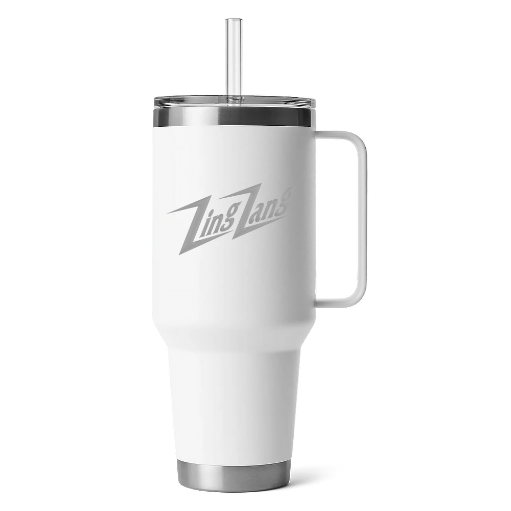42oz. Insulated Tumbler with Handle and Straw