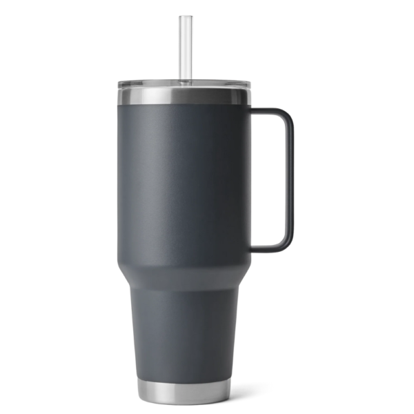 42oz. Insulated Tumbler with Handle and Straw