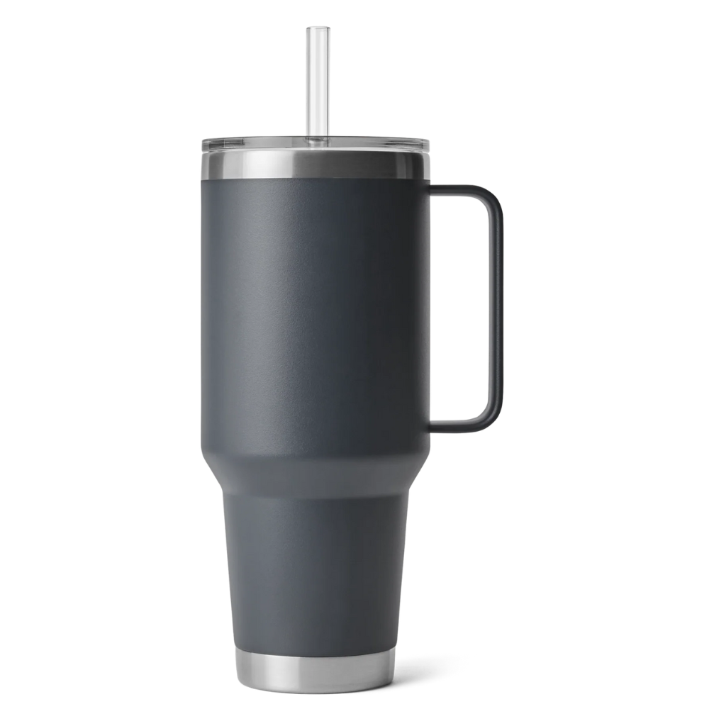 42oz. Insulated Tumbler with Handle and Straw