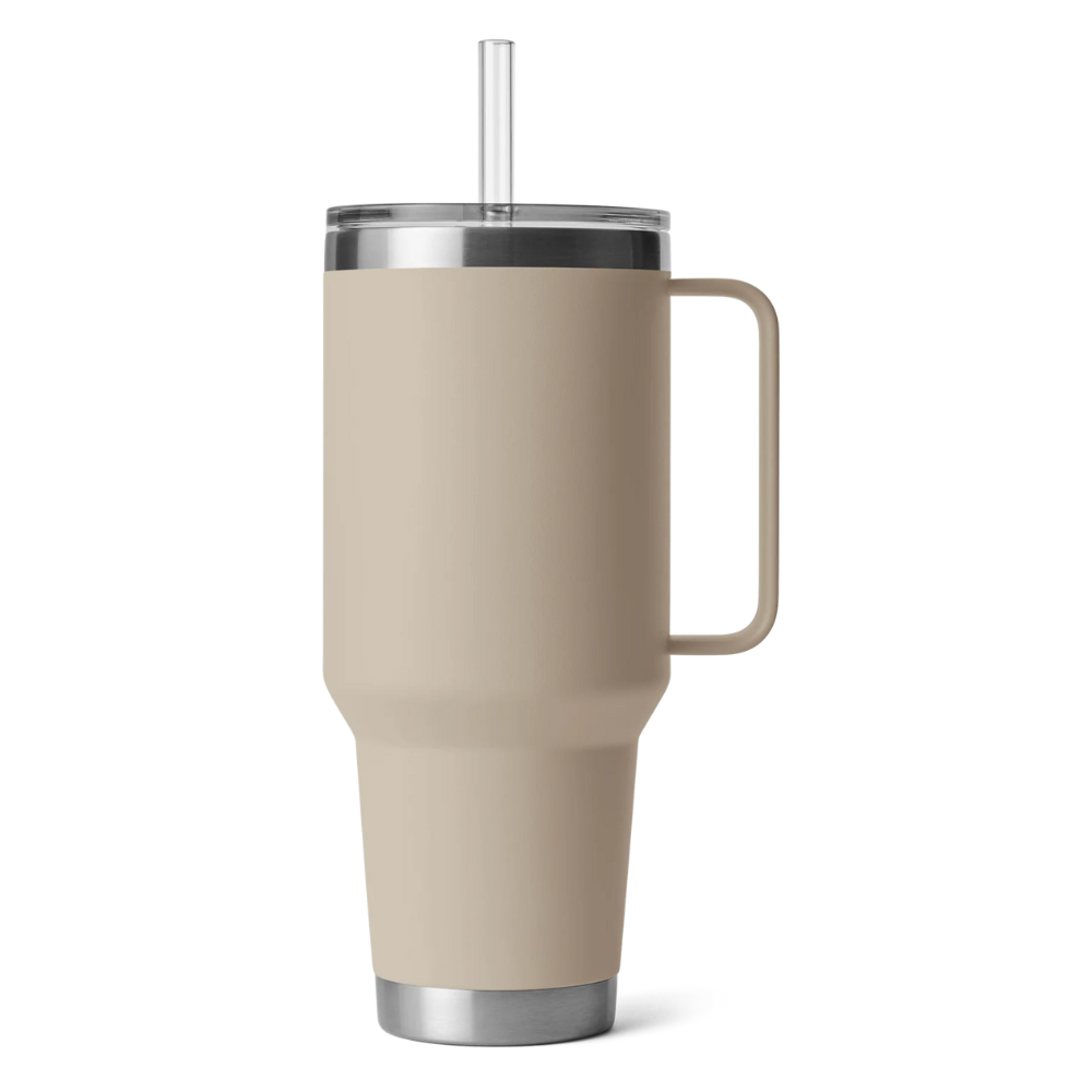 42oz. Insulated Tumbler with Handle and Straw