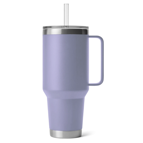 42oz. Insulated Tumbler with Handle and Straw