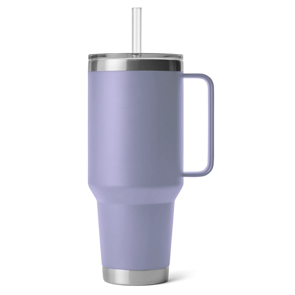 42oz. Insulated Tumbler with Handle and Straw