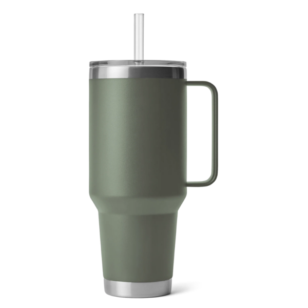 42oz. Insulated Tumbler with Handle and Straw