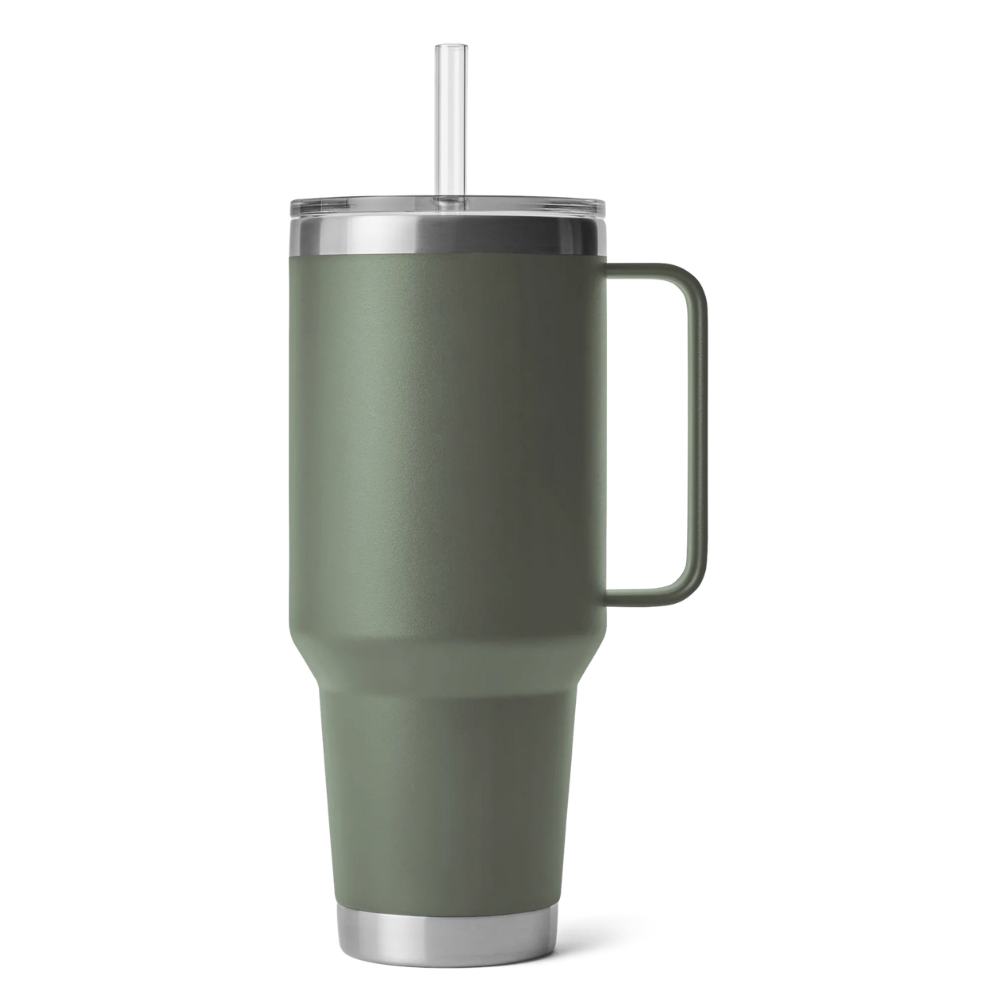 42oz. Insulated Tumbler with Handle and Straw