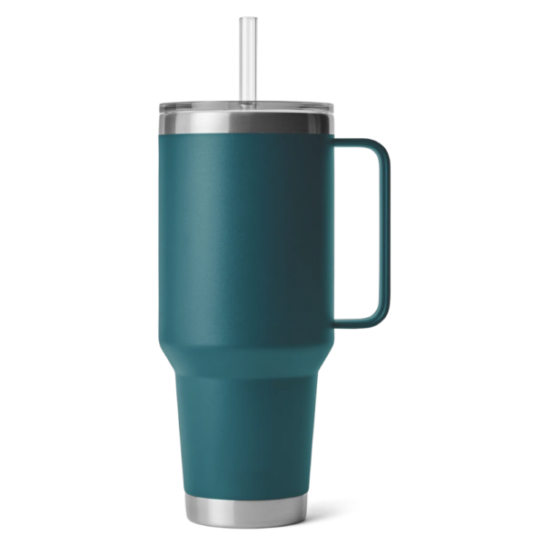 42oz. Insulated Tumbler with Handle and Straw