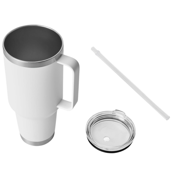 42oz. Insulated Tumbler with Handle and Straw