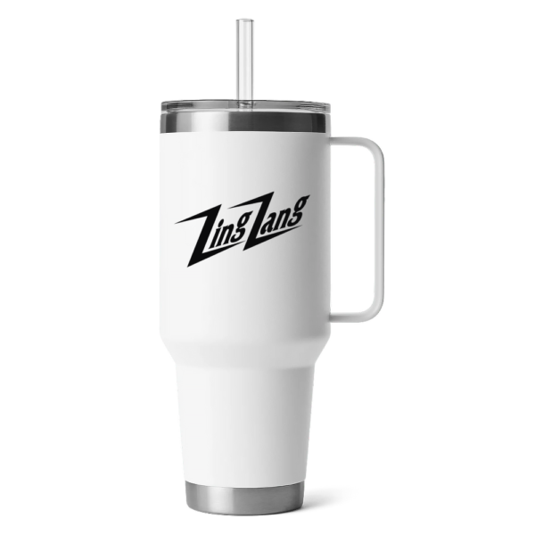 42oz. Insulated Tumbler with Handle and Straw