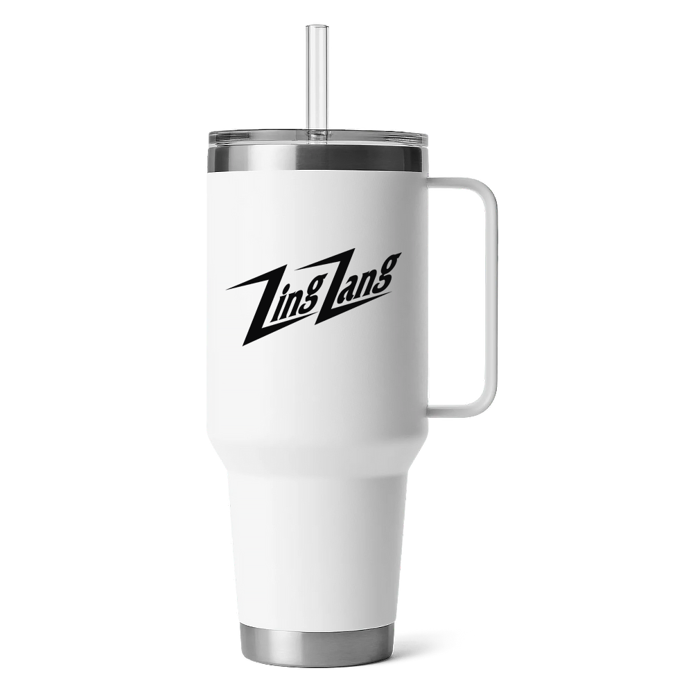 42oz. Insulated Tumbler with Handle and Straw