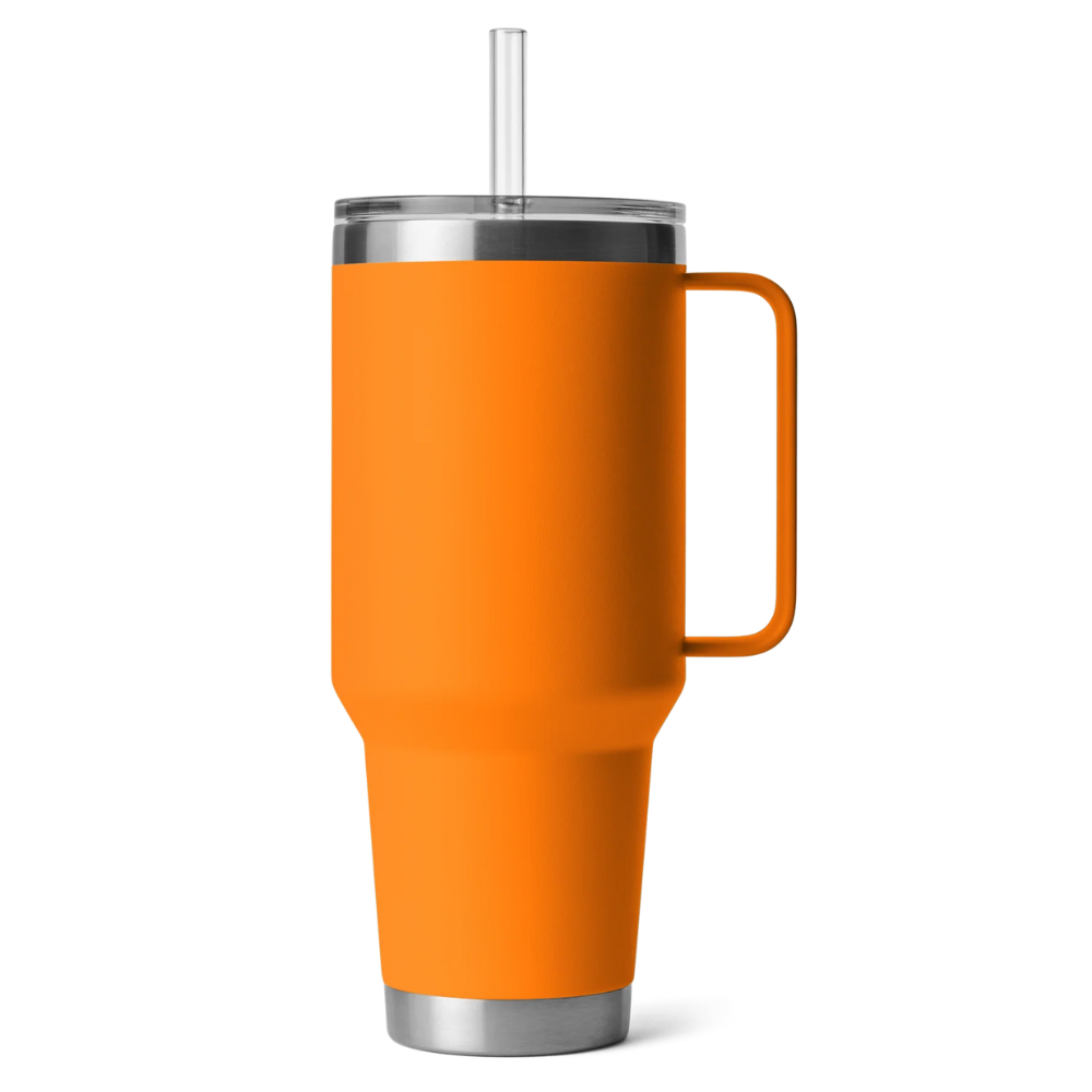 42oz. Insulated Tumbler with Handle and Straw