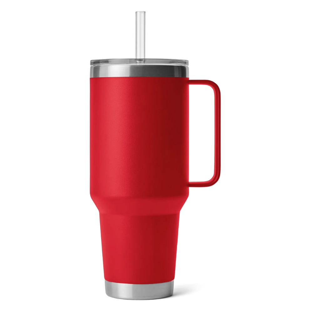 42oz. Insulated Tumbler with Handle and Straw