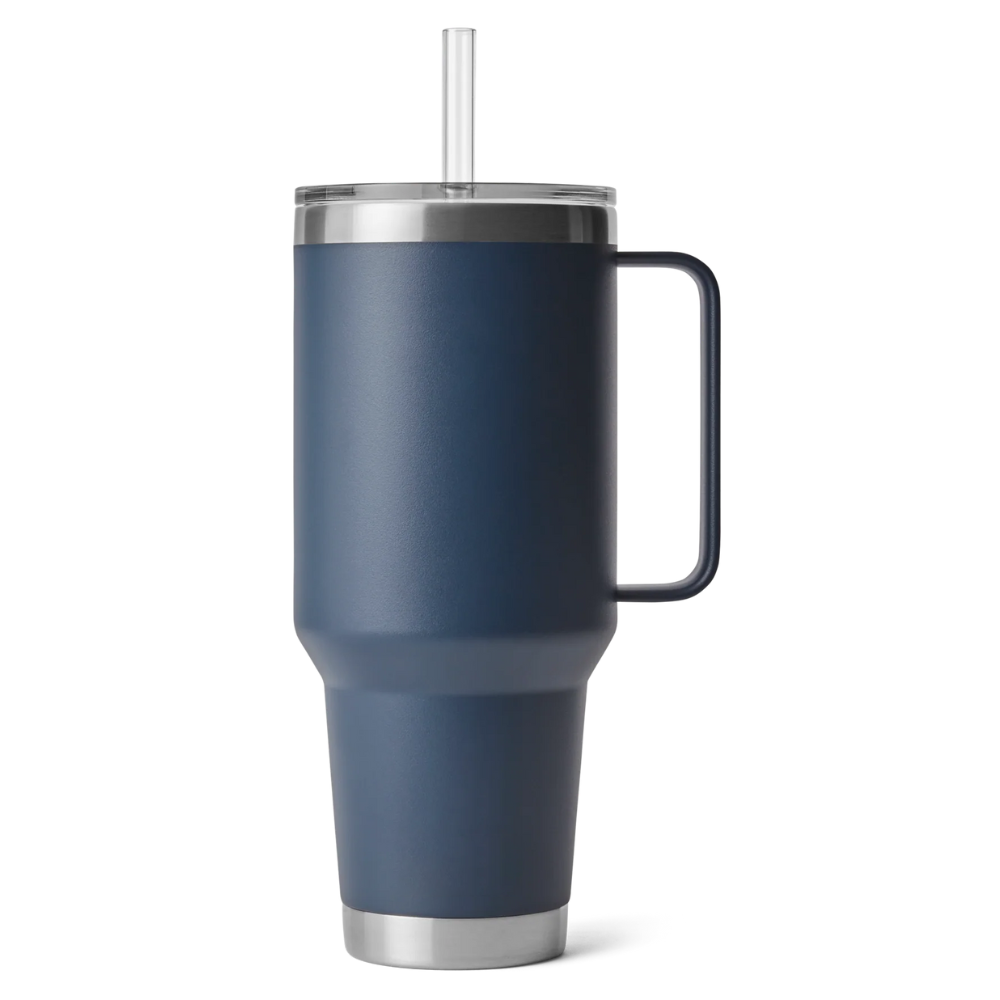 42oz. Insulated Tumbler with Handle and Straw